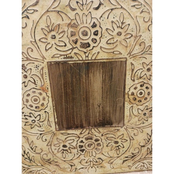 Wall Art Metal on Wood Natural + Modern Design 12 x 12 - Picture 7 of 12